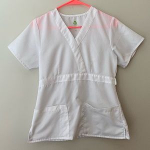 CLOSEOUT SALE!! White Scrub Shirt